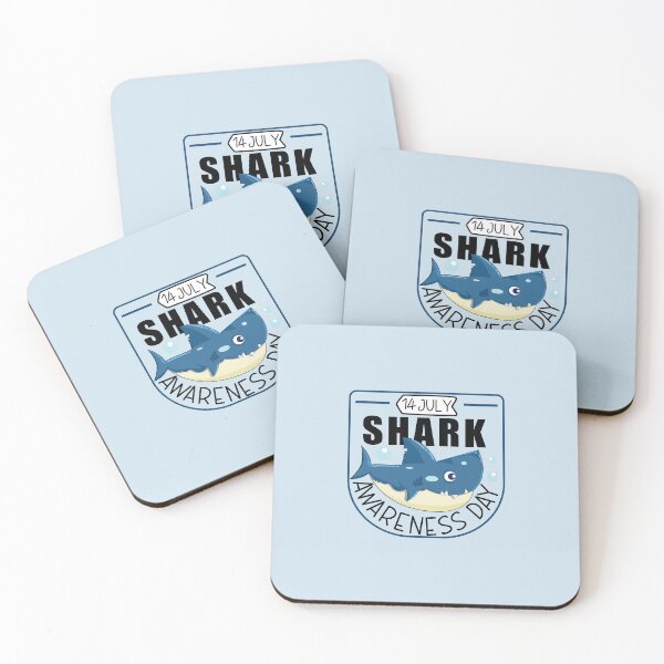 Item preview, 14 July Shark Awareness Day - Wacky Holidays designed and sold by ChemicalXShop.
