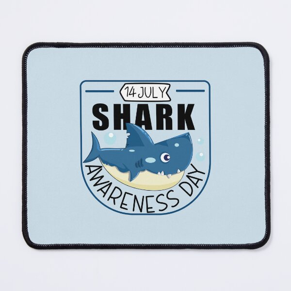 Item preview, 14 July Shark Awareness Day - Wacky Holidays designed and sold by ChemicalXShop.