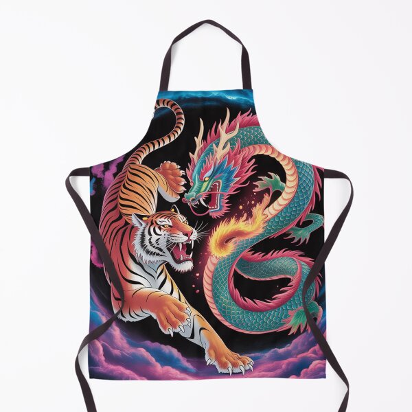 Item preview, Tiger fighting a dragon. designed and sold by Lilashakti ⭐️ ⭐️ ⭐️ ⭐️ ⭐️.