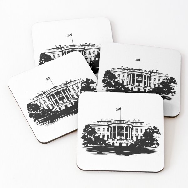 Item preview, White House U.S. President Home Mansion Building Washington D.C.  designed and sold by inkoutninja.