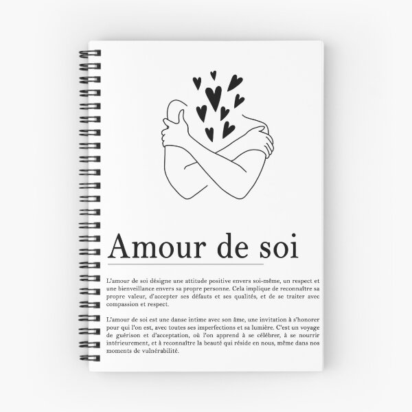 Aperçu de l'œuvre Affiche minimaliste Ampour de soi créée et vendue par dlf Creation.