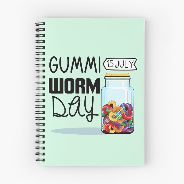 Item preview, 15 July Gummo Worm Day - Wacky Holidays designed and sold by ChemicalXShop.