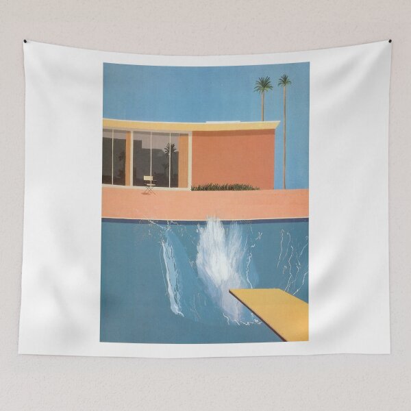 Item preview, Portrait Hockney A Bigger Splash designed and sold by rodriguezvernon.