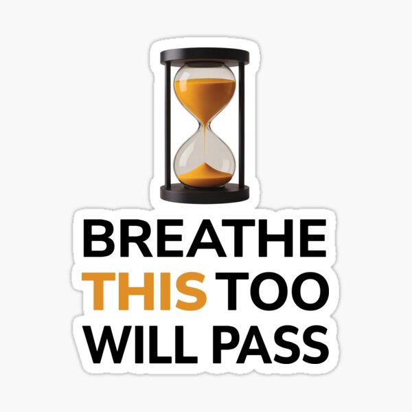 Item preview, Breathe This Too Will Pass | Mindful Resistance (Light) designed and sold by FavzGoods.