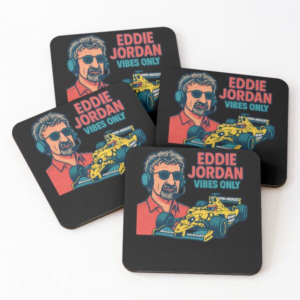 Item preview, Eddie J.o.r.d.a.n Vibes Only Retro F1 Hornet Race Car Comic Style designed and sold by Jacob-Pro.