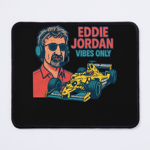 Item preview, Eddie J.o.r.d.a.n Vibes Only Retro F1 Hornet Race Car Comic Style designed and sold by Jacob-Pro.