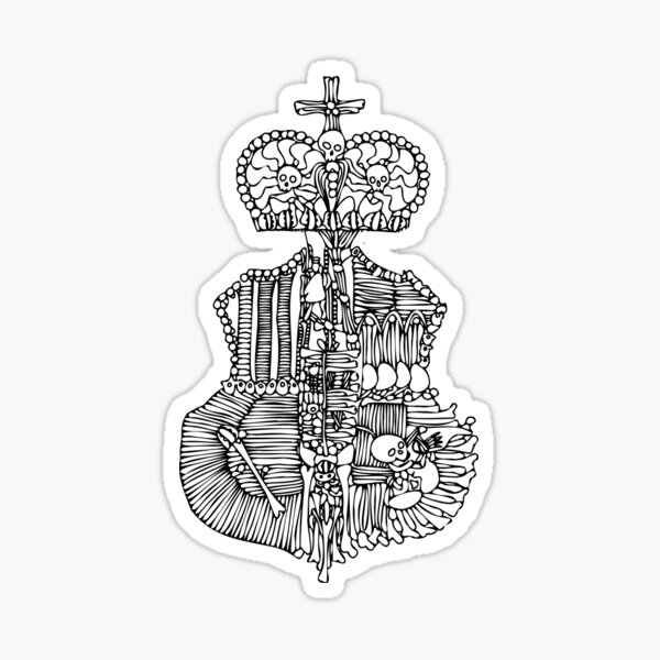 Item preview, The Sedlec Ossuary (Kostnice v Sedlci) designed and sold by alina-k-design.
