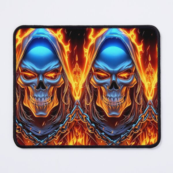 Item preview, Flaming skull designed and sold by Joshuasanga76a.
