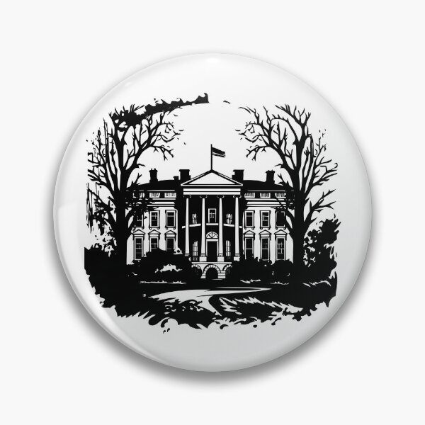 Item preview, White House Mansion Spooky Capitol Building Washington designed and sold by inkoutninja.