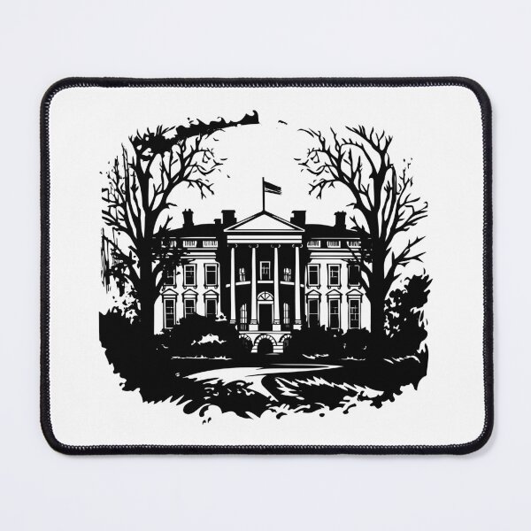 Item preview, White House Mansion Spooky Capitol Building Washington designed and sold by inkoutninja.