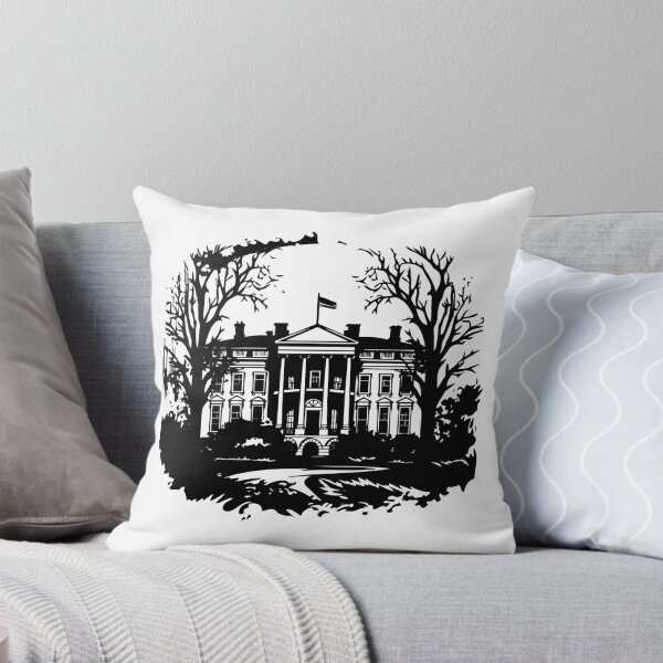 Item preview, White House Mansion Spooky Capitol Building Washington designed and sold by inkoutninja.