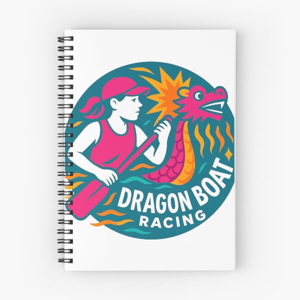Item preview, Dragon Boat Racing for women. A colourful round motif designed and sold by Andykinoz.