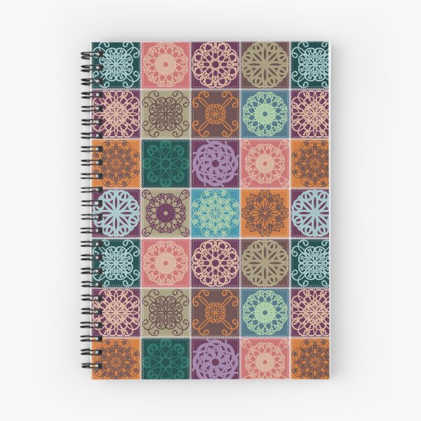 Item preview, Colorful Ceramic Tile Pattern – Hand-drawn Decorative Squares designed and sold by Sally’s art corner .