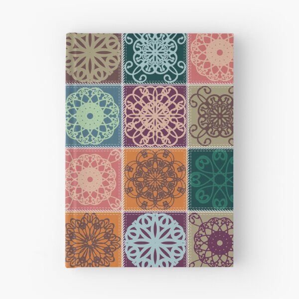Item preview, Colorful Ceramic Tile Pattern – Hand-drawn Decorative Squares designed and sold by Sally’s art corner .