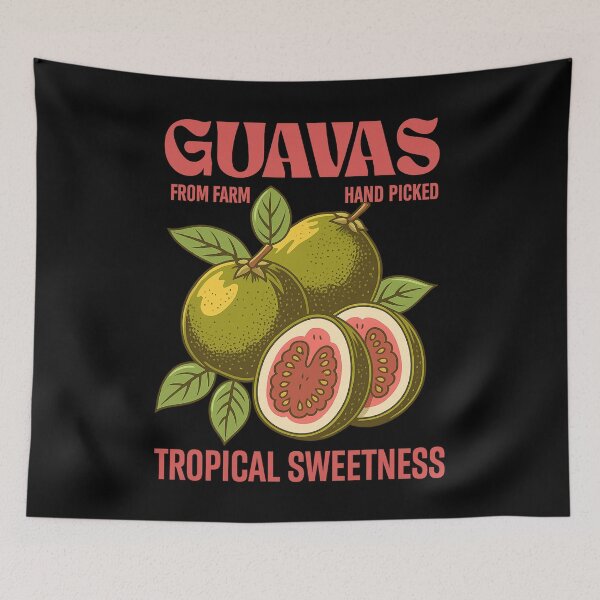 Item preview, Retro Guavas Fruit Commercial Graphic Art Style designed and sold by Blok45.