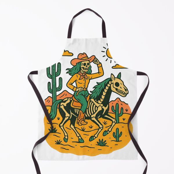 Item preview, Skeleton Cowgirl Riding Skeleton Horse | Wild West designed and sold by Oh, the HORROR!.
