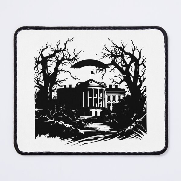 Item preview, White House Mansion Spooky Capitol Building Washington designed and sold by inkoutninja.