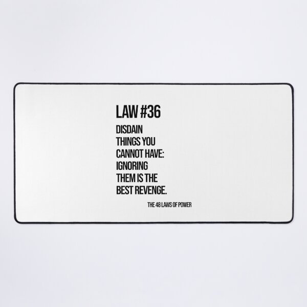 Item preview, Law 36 Poster – 48 Laws of Power designed and sold by Enea Kelo.