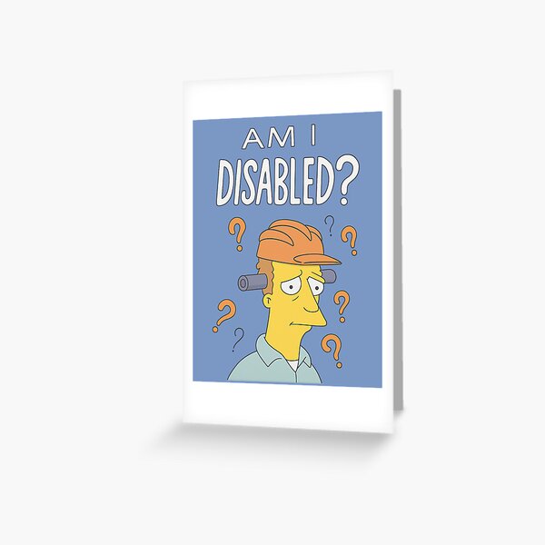 Item preview, Am I Disabled ? designed and sold by The Unkown Store.