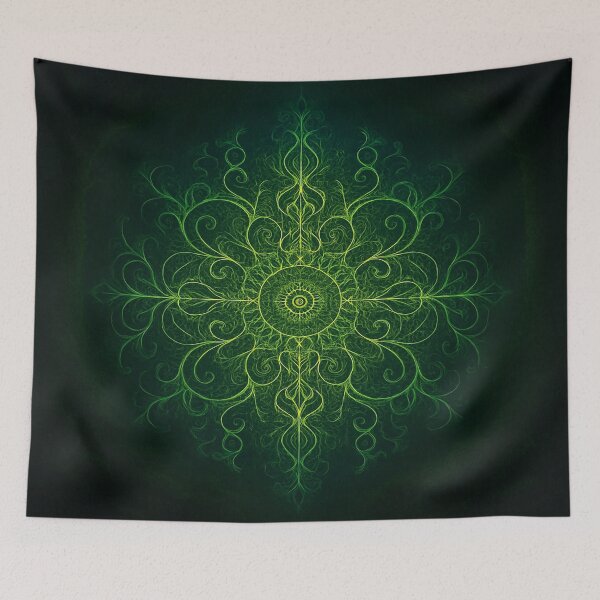Item preview, Fractal Bloom in the Forest Pulse designed and sold by Jeegerverd.