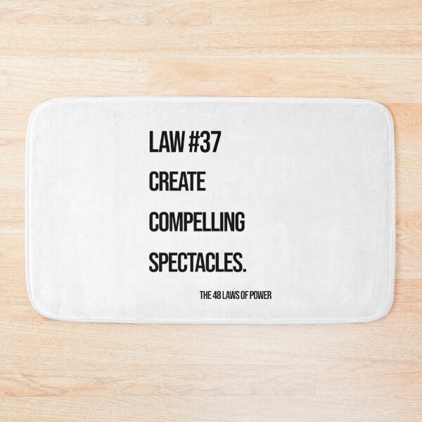 Item preview, Law 37 Poster – 48 Laws of Power designed and sold by Enea Kelo.