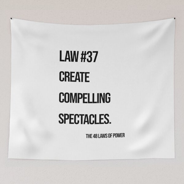Item preview, Law 37 Poster – 48 Laws of Power designed and sold by Enea Kelo.