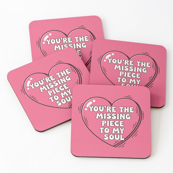 Item preview, You're The Missing Piece To My Soul Pink Heart designed and sold by Owcomm.