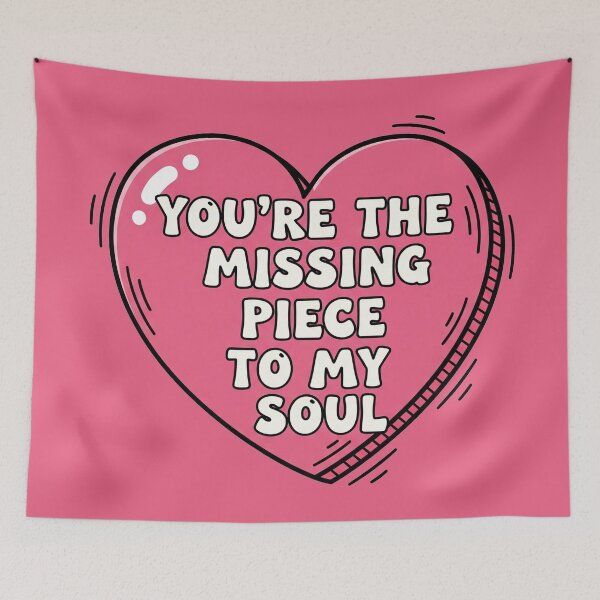 Item preview, You're The Missing Piece To My Soul Pink Heart designed and sold by Owcomm.