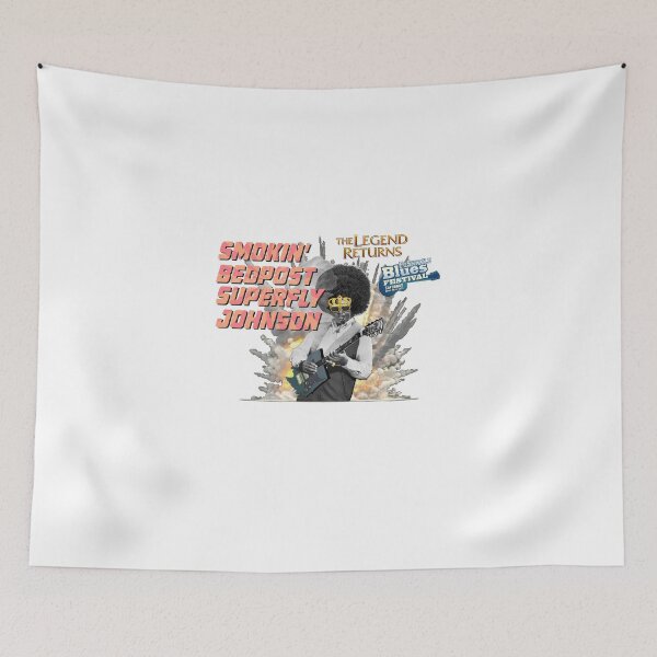 Item preview, funny blues guitarist superfly Johnson designed and sold by VWscout2.