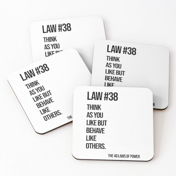 Item preview, Law 38 Poster – 48 Laws of Power designed and sold by Enea Kelo.
