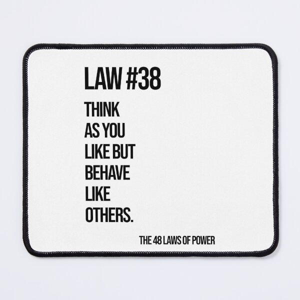 Item preview, Law 38 Poster – 48 Laws of Power designed and sold by Enea Kelo.
