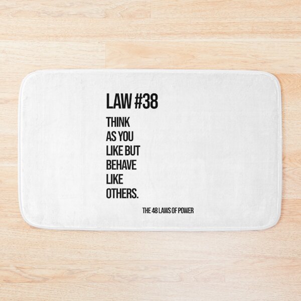 Item preview, Law 38 Poster – 48 Laws of Power designed and sold by Enea Kelo.