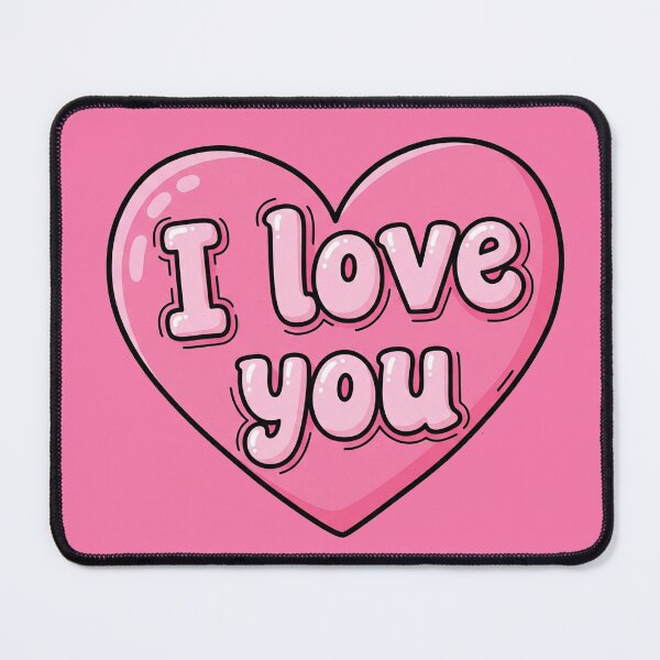 Item preview, I Love You Pink Heart designed and sold by Owcomm.