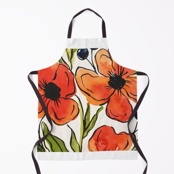 Item preview, Bold Watercolor Poppies with Berries designed and sold by BoPanda .
