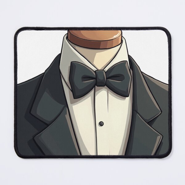 Item preview, Cartoon black bow tie designed and sold by ArtQueen777.