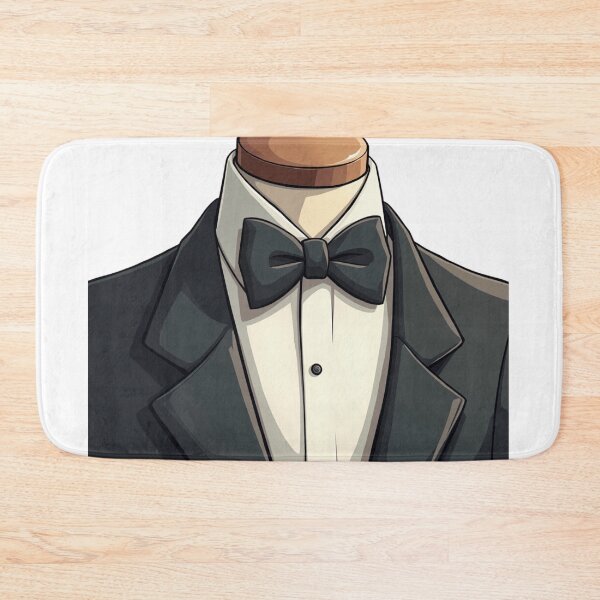 Item preview, Cartoon black bow tie designed and sold by ArtQueen777.