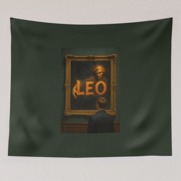 Item preview, LEO Living Museum Art – Surreal Interactive Frame Name Design designed and sold by VoidBloom Studio.