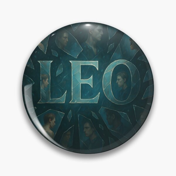 Item preview, LEO Shattered Mirror World – Multiverse Reflection Name Design designed and sold by VoidBloom Studio.
