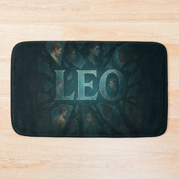 Item preview, LEO Shattered Mirror World – Multiverse Reflection Name Design designed and sold by VoidBloom Studio.
