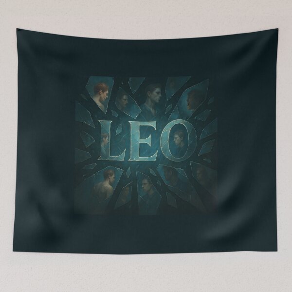 Item preview, LEO Shattered Mirror World – Multiverse Reflection Name Design designed and sold by VoidBloom Studio.