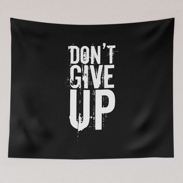 Item preview, Badass Motivational Quote | Don't Give Up  designed and sold by typoinspired.
