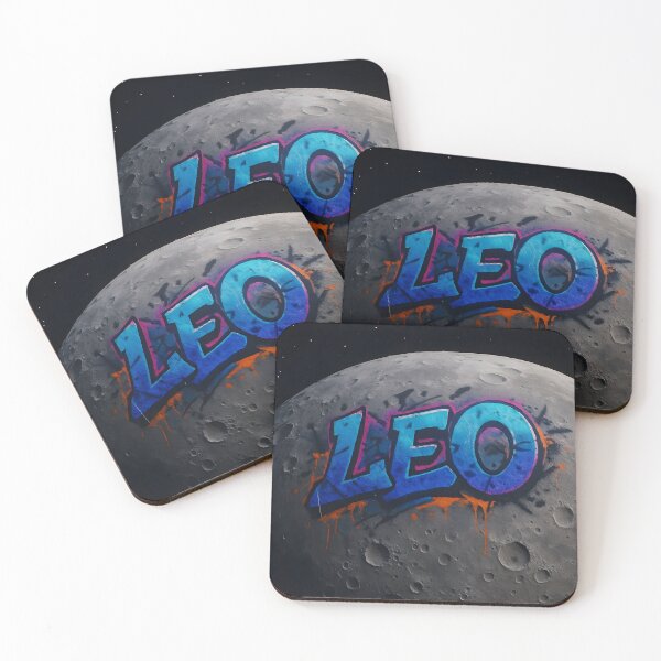 Item preview, LEO Moon Graffiti – Rebellious Space Race Street Art Name designed and sold by VoidBloom Studio.