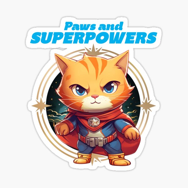 Item preview, Paws and Superpowers designed and sold by Alley Cat Entertainment.