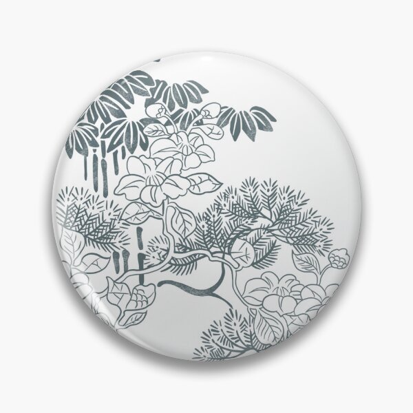 Item preview, Sasa, Pine, and More – Taisho Modern Harmony - Japanese Botanical Art designed and sold by tokomoroJP.