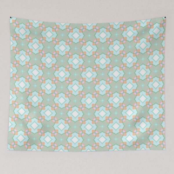 Item preview, imagination the structure of the star seamless colorful repeat pattern designed and sold by Abrahamjrnd.
