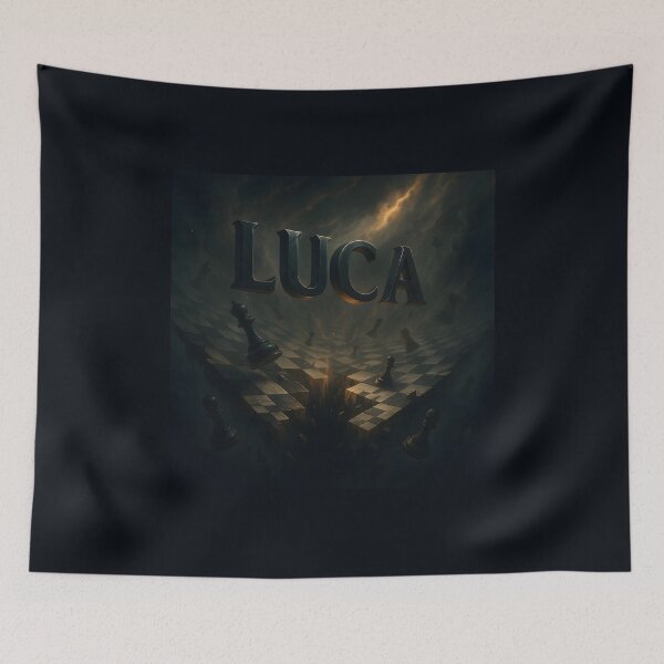 Item preview, LUCA Above the Collapse – Surreal Chessboard Void Name Design designed and sold by VoidBloom Studio.