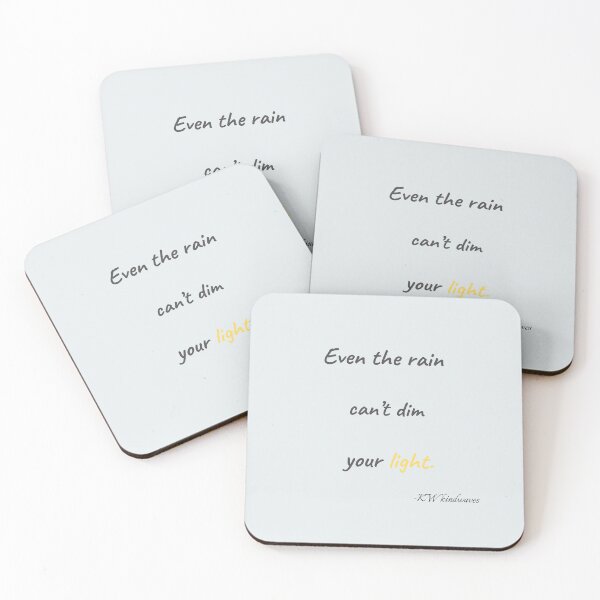 Item preview, Soft Affirmation – Even the Rain Can’t Dim Your Light designed and sold by KWkindwaves.