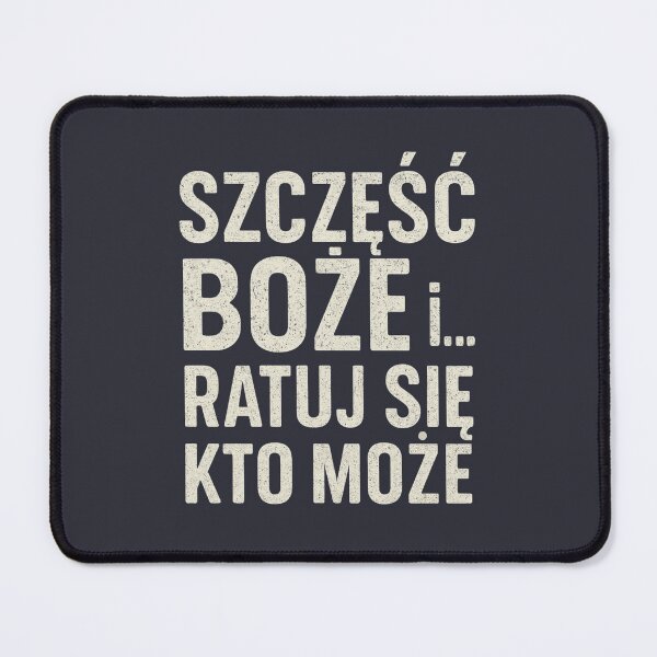 Item preview, Grzegorz Braun quote Szczęść Boże i...ratuj się kto może designed and sold by Meandmyshop.