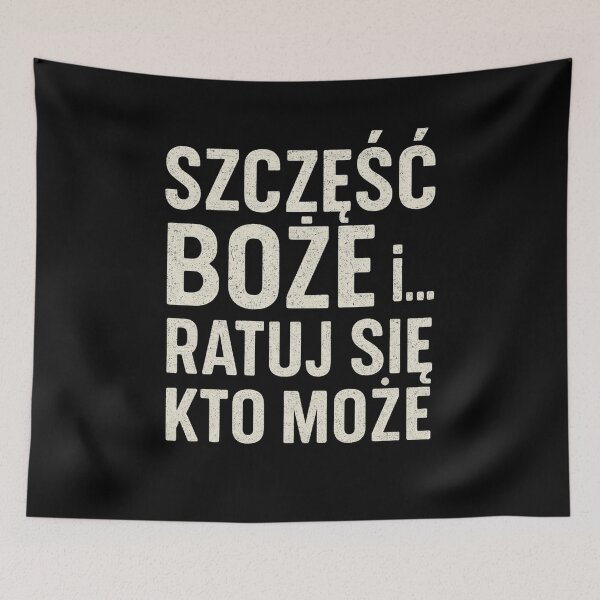 Item preview, Grzegorz Braun quote Szczęść Boże i...ratuj się kto może  designed and sold by Meandmyshop.