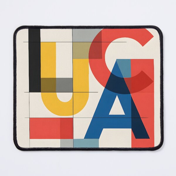 Item preview, LUCA Bauhaus Typography – Geometric Minimalist Name Deconstruction designed and sold by VoidBloom Studio.